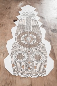Viking Mask laser cutted part